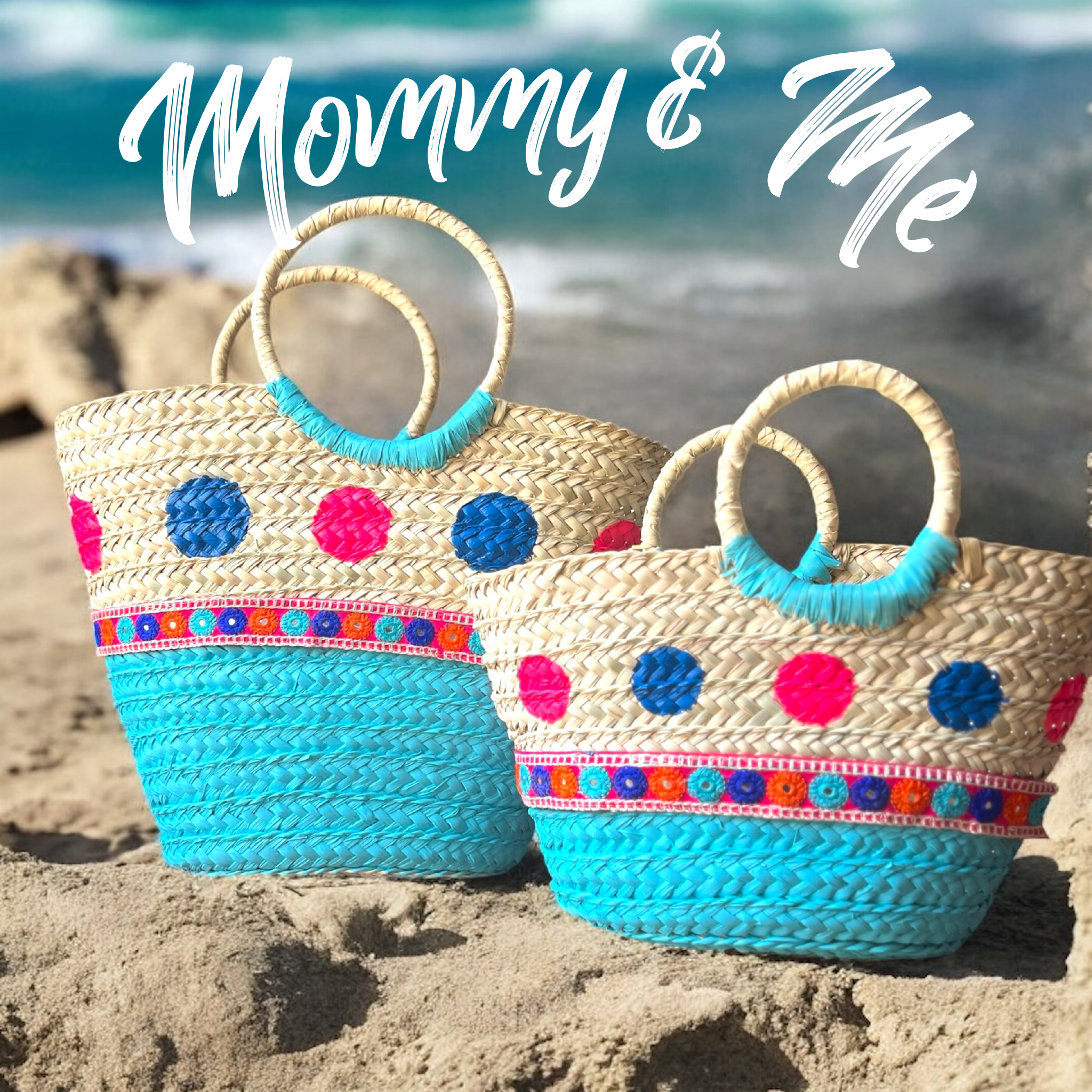 Mommy & Me beach bag set 1 Mommy & Me beach bag set