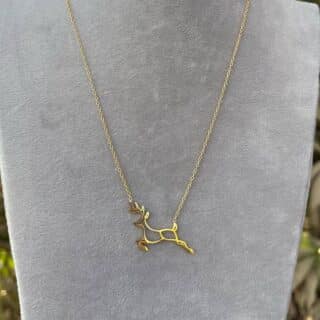 Necklace gold plated