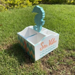 Sea Horse Cutlery Organizer