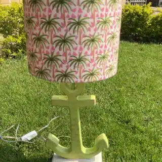 Green Anchor Side Lamp