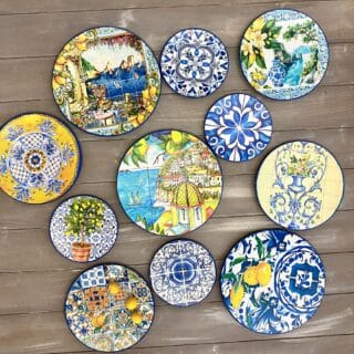 "Amalfi Coast" Wall Plates Collection