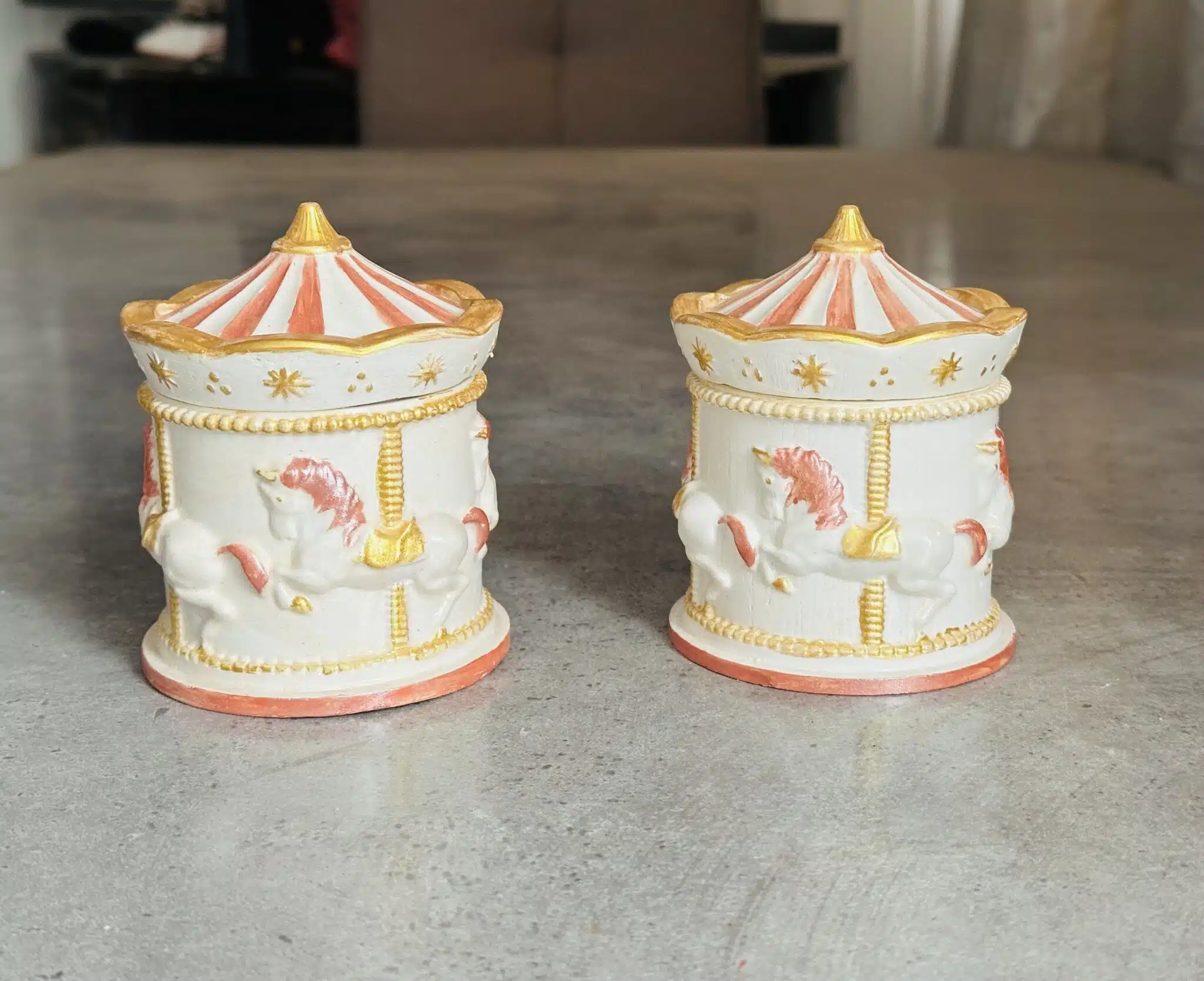 Set of Two Decorative Carousel Boxes 6 IMG 7222 scaled