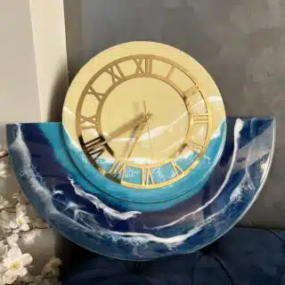 Resin Boat wall clock