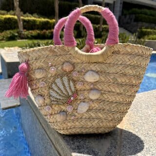 Seashell pink bag