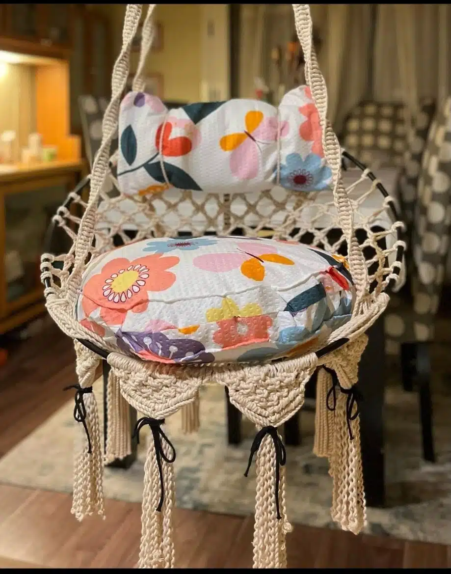 Macramé Swing 2 Macramé swing