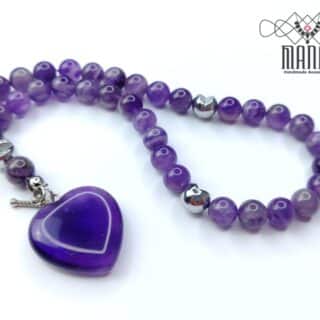 33-bead amethyst rosary