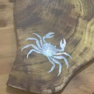 unshaped Accacia wood display board-60cmx40cm