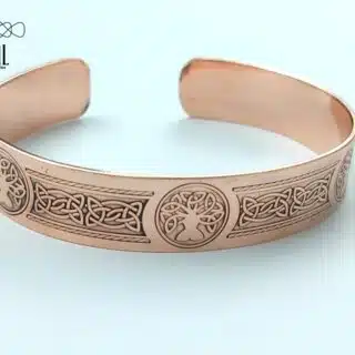 Pure red copper bracelet, free size