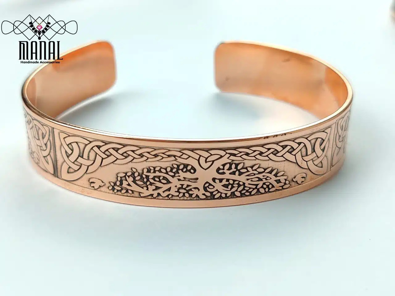 Pure red copper bracelet, free size 3 WhatsApp Image 2025 06 26 at 15.00.53 ec97cbdd