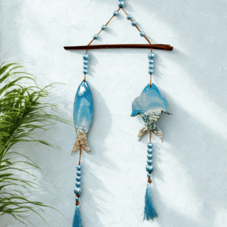 Minimal Fish Duo Boho wall art