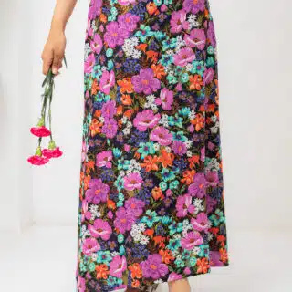 Midnight Floral Skirt