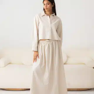 Sparkle & Shine Pure Linen Skirt