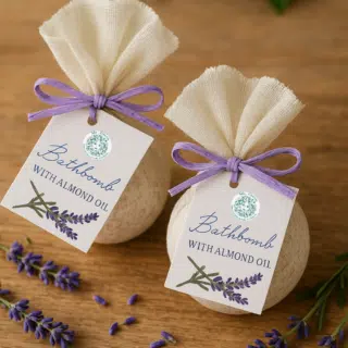 Bath Bomb with lavender and Almond oil