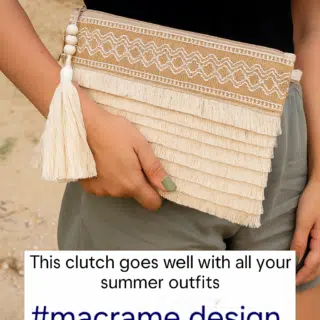 Clutch boho style