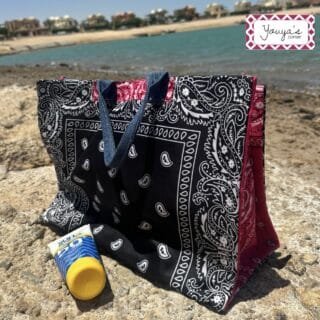 Bandana beach bag