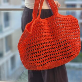 crochet beach bag