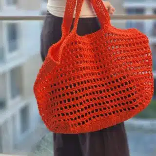 crochet beach bag