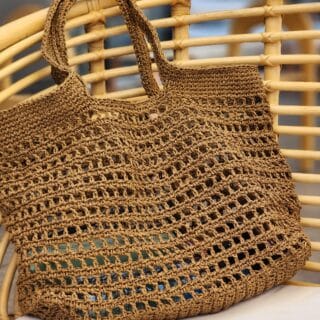 crochet beach bag