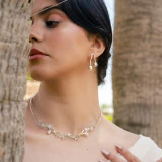 Lilies Statement Necklace