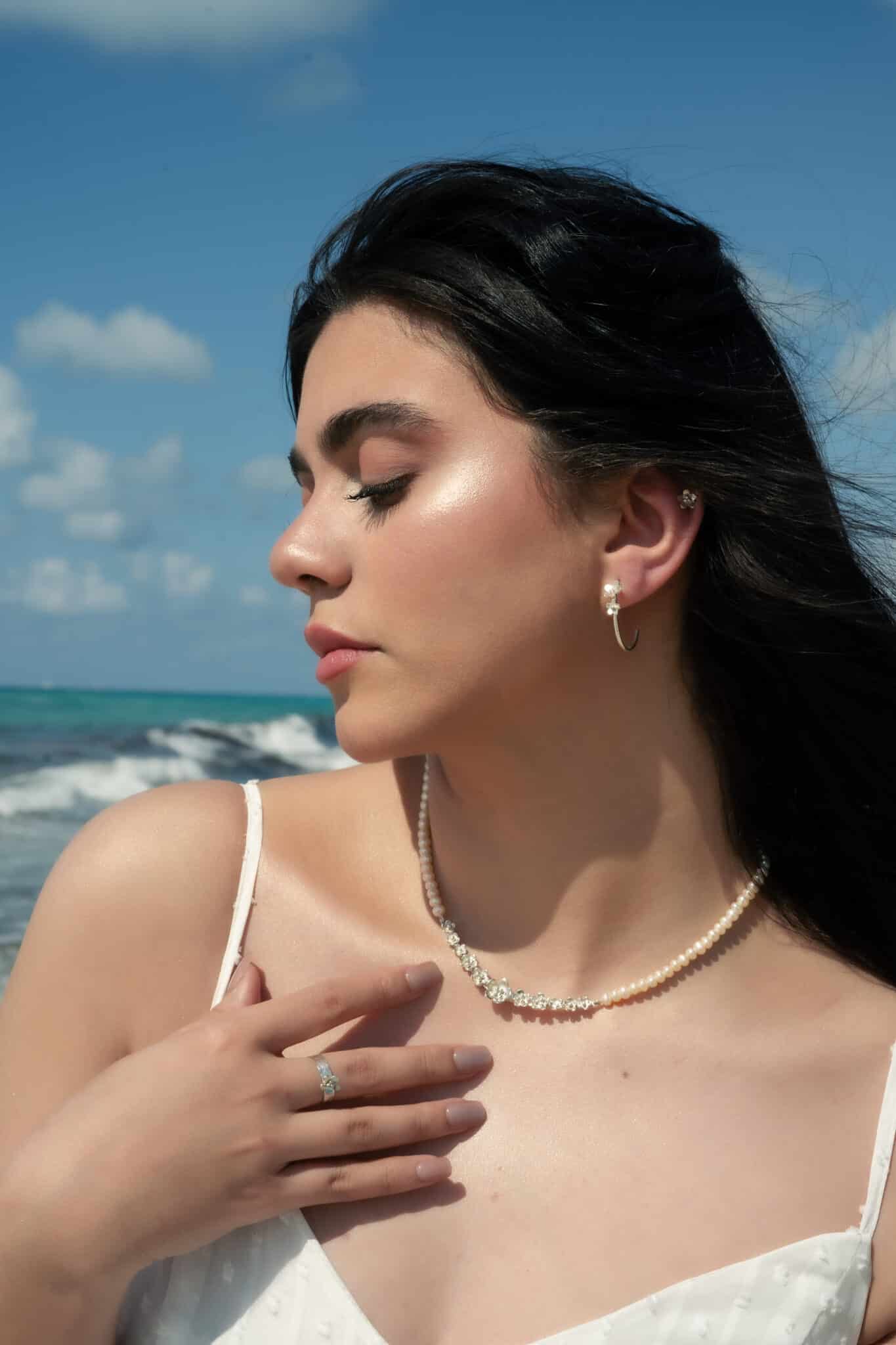 Medium Flower Band Ring 3 mayada 00178 scaled