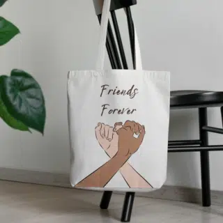 Beige Tote Bag