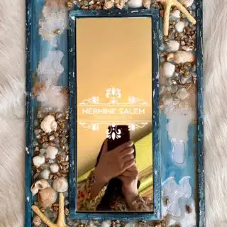 Sea house mirror frame